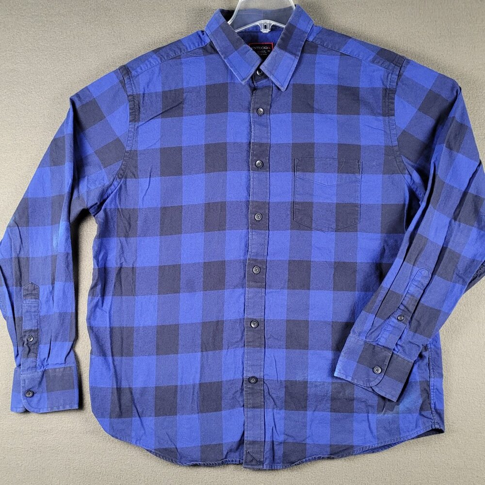 UNTUCKit Flannel Shirt Buffalo Plaid XL